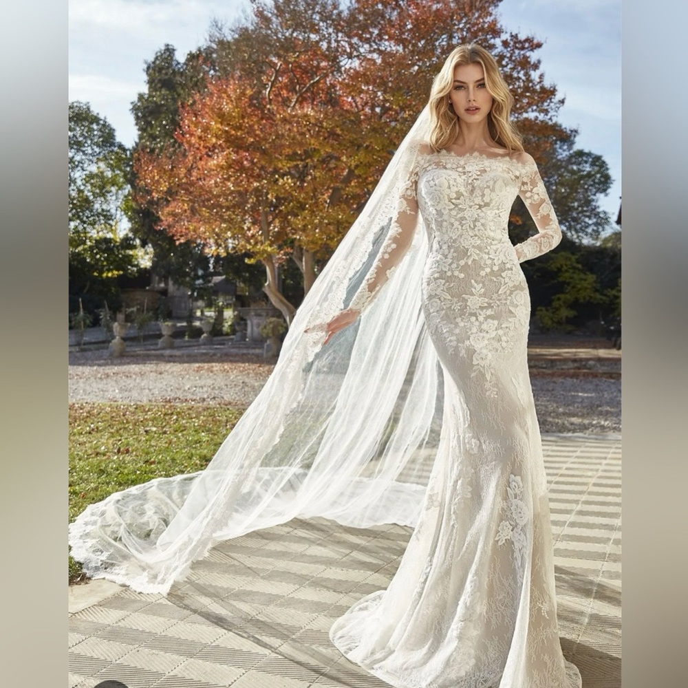 NWT San Patrick Wedding Dress-Never Worn Bridal Size 14/ Street Size 8